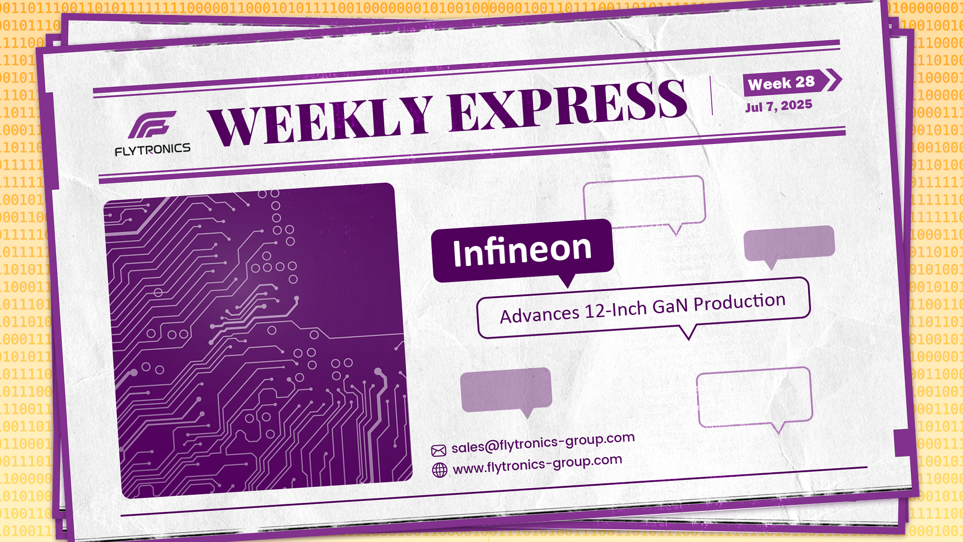 Week 28 | Flytronics Weekly Express