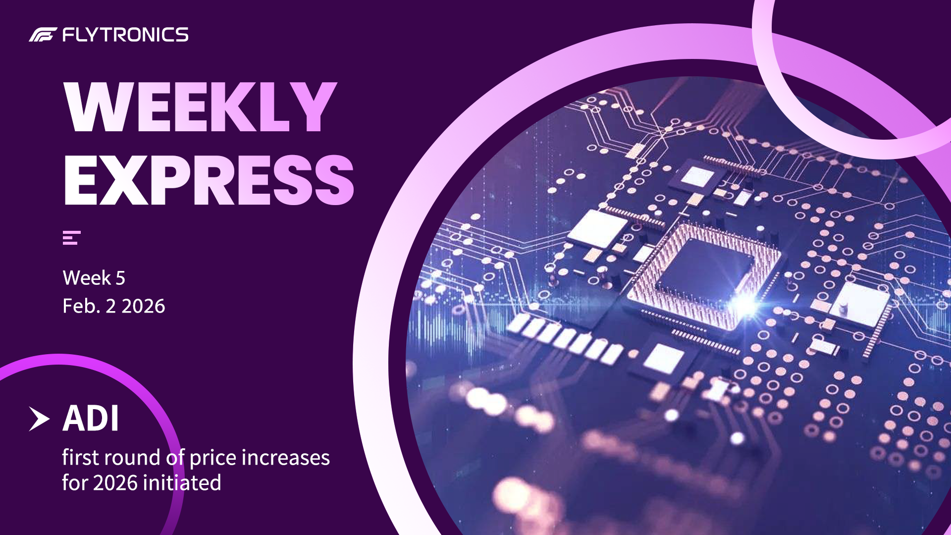 Week 5 | Flytronics Weekly Express